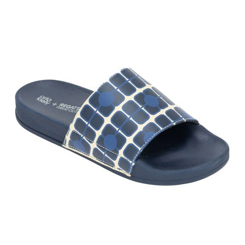 Front - Regatta Womens/Ladies Orla Kiely Giant Poppy Sliders