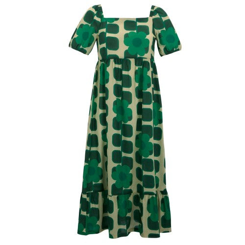 Front - Regatta Womens/Ladies Orla Kiely Giant Square Flower Summer Midi Dress