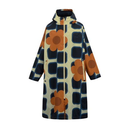 Front - Regatta Unisex Adult Orla Kiely Giant Square Flower Changing Robe