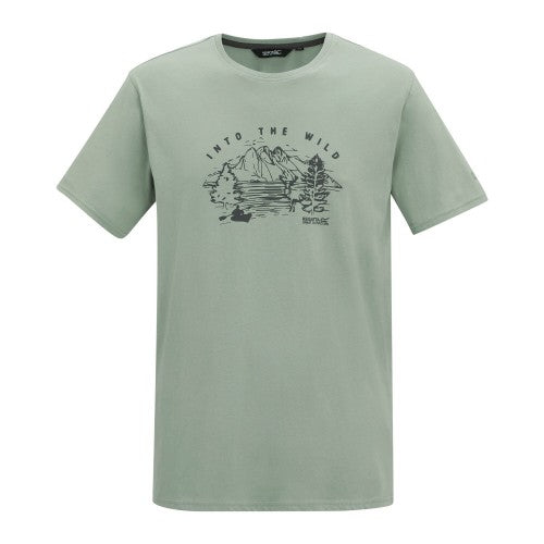 Front - Regatta Mens Cline IX Mountain T-Shirt