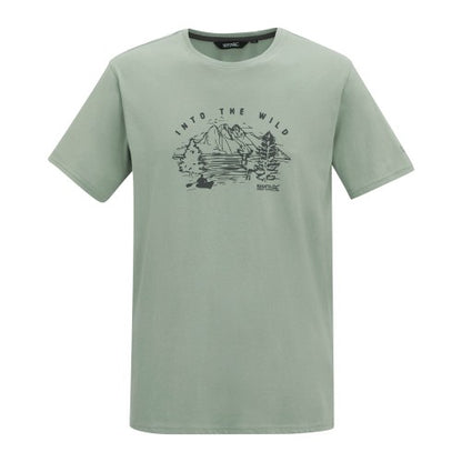 Front - Regatta Mens Cline IX Mountain T-Shirt