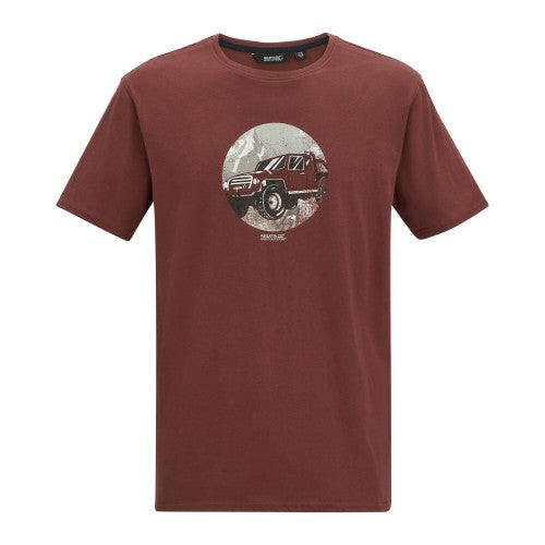 Front - Regatta Mens Cline IX Jeep T-Shirt