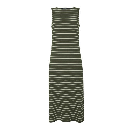 Front - Regatta Womens/Ladies Amorie Contrast Striped Midi Dress