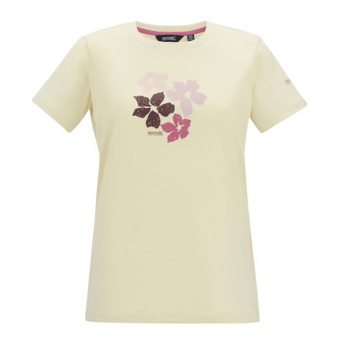Front - Regatta Womens/Ladies Filandra VX Shadow Flower T-Shirt