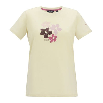 Front - Regatta Womens/Ladies Filandra VX Shadow Flower T-Shirt
