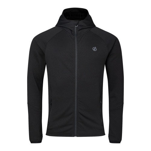 Front - Regatta Mens Venture Stretch Hooded Midlayer