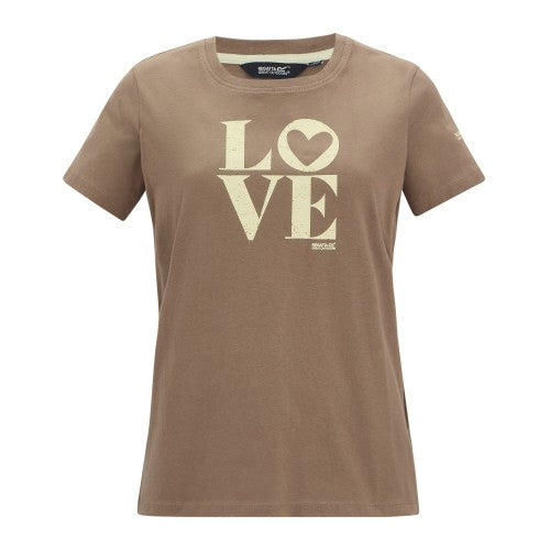 Front - Regatta Womens/Ladies Filandra VX Love T-Shirt