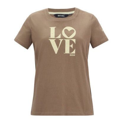 Front - Regatta Womens/Ladies Filandra VX Love T-Shirt