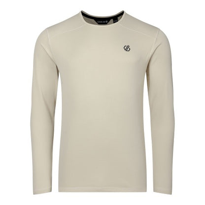 Front - Dare 2B Mens Ventura Grid Crew Neck Fleece Top