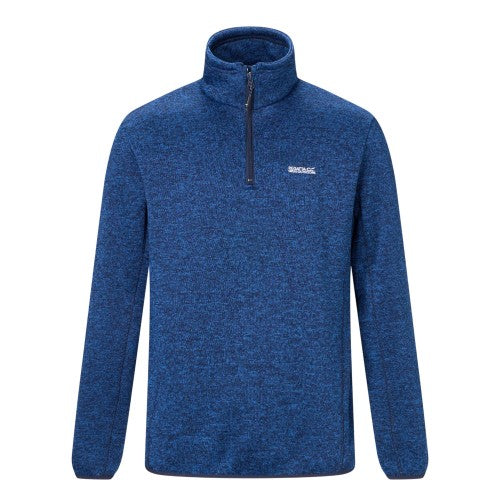 Front - Regatta Mens Newhill Half Zip Fleece Top