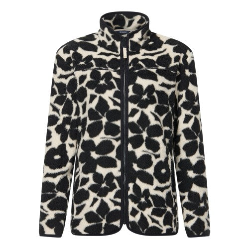 Front - Regatta Womens/Ladies Frankie Floral Borg Full Zip Fleece Jacket
