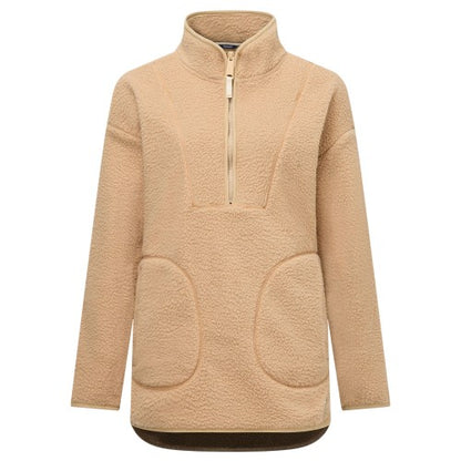 Front - Regatta Womens/Ladies Frankie Borg Half Zip Longline Fleece Top