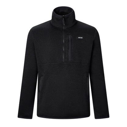 Front - Regatta Mens Barlee Quarter Zip Fleece Top