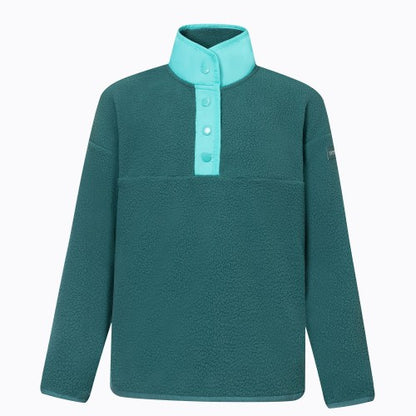 Front - Regatta Childrens/Kids Eva Button Detail Fleece Top