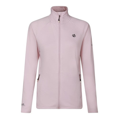 Front - Dare 2B Womens/Ladies Lowline Core Stretch Full Zip Midlayer