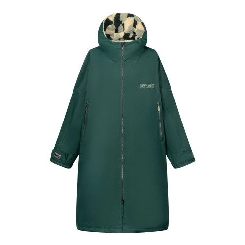 Front - Regatta Unisex Adult Brush Stroke Changing Robe