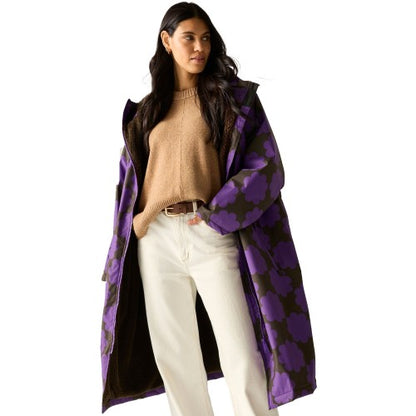 Front - Regatta Womens/Ladies Orla Kiely Sun Daisy Changing Robe