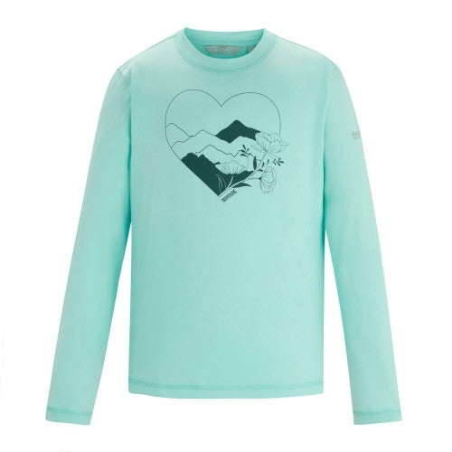 Front - Regatta Childrens/Kids Alvarado Heart T-Shirt