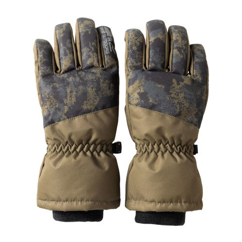 Front - Regatta Childrens/Kids Arlie Textured Waterproof Distressed Ski Gloves