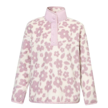 Front - Regatta Childrens/Kids Eva Floral Fleece Top