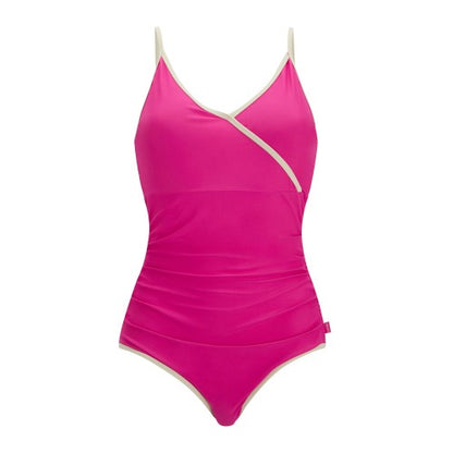 Navy - Front - Regatta Womens-Ladies Kyra One Piece Swimsuit