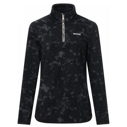 Front - Regatta Womens/Ladies Margot Brush Stroke Quarter Zip Fleece