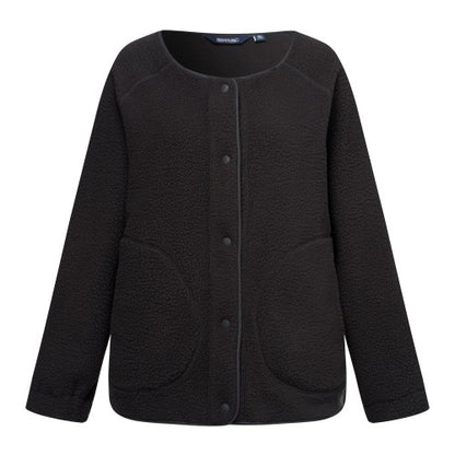 Front - Regatta Womens/Ladies Lea Borg Snap-Front Fleece