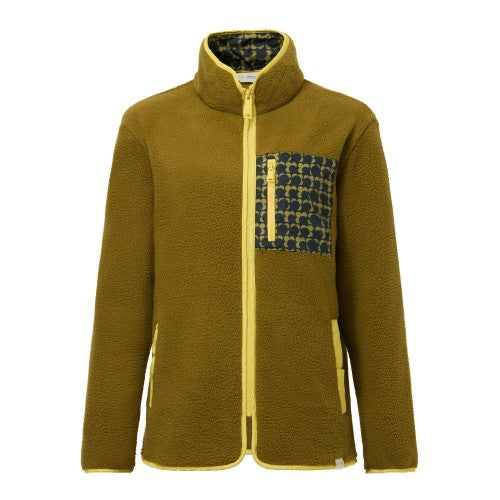 Front - Regatta Womens/Ladies Orla Kiely Ecclipse Borg Fleece Jacket