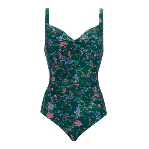 Front - Regatta Womens/Ladies Cath Kidston Birds and Berries One Piece Swimsuit