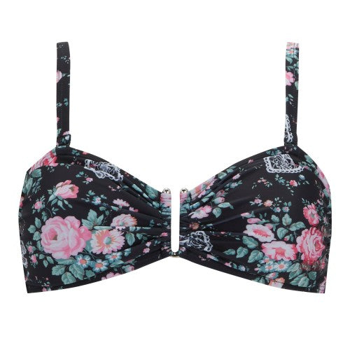 Front - Regatta Womens/Ladies Cath Kidston Hackney Rose Bikini Top