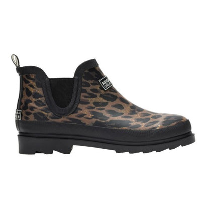 Front - Regatta Womens/Ladies Harper Cosy ll Leopard Print Wellington Boots