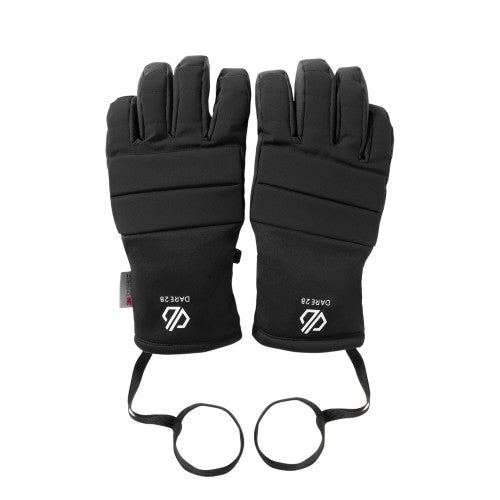 Front - Dare 2B Unisex Adult Freeride II Ski Gloves