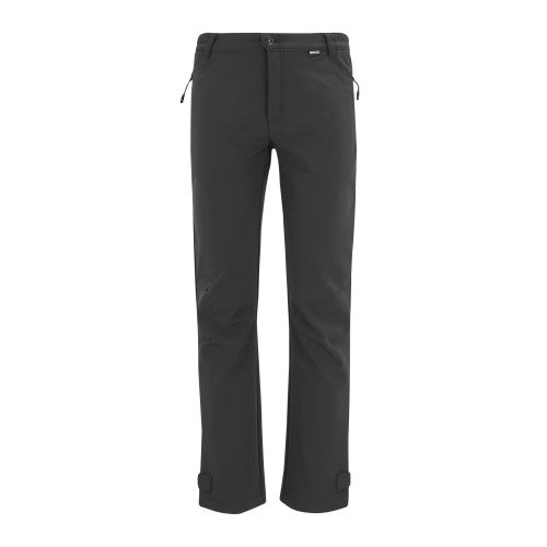 Front - Regatta Mens Geo Softshell Hiking Trousers