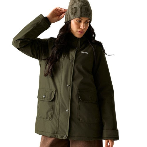 Front - Regatta Womens/Ladies Orla Kiely Insulated Waterproof Jacket