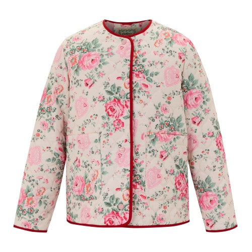 Front - Regatta Womens/Ladies Cath Kidston Hackney Rose Quilted Padded Jacket