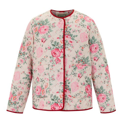 Front - Regatta Womens/Ladies Cath Kidston Hackney Rose Quilted Padded Jacket