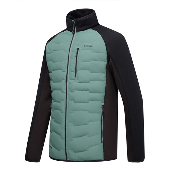 Dark Forest Green - Side - Regatta Mens Cyrus Hybrid Jacket