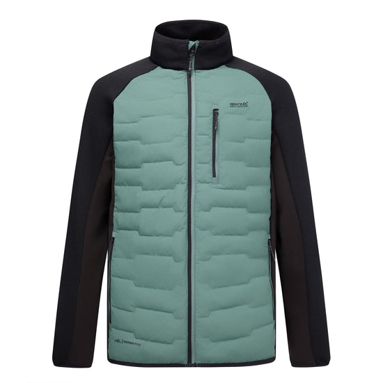 Dark Forest Green - Front - Regatta Mens Cyrus Hybrid Jacket