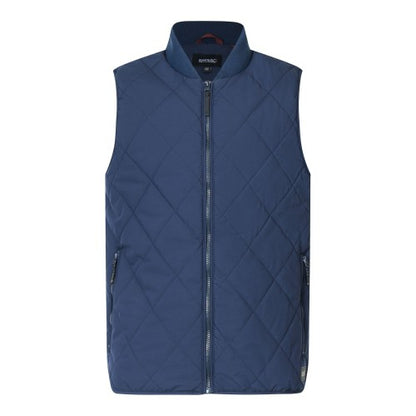 Front - Regatta Mens Harvin Diamond Quilt Body Warmer