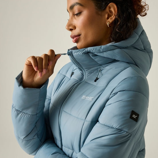 Dusky Blue - Lifestyle - Regatta Womens-Ladies Eyre Padded Jacket