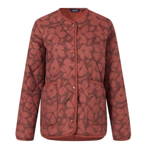 Front - Regatta Womens/Ladies Maia Shadow Flower Quilted Jacket