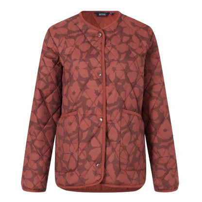 Front - Regatta Womens/Ladies Maia Shadow Flower Quilted Jacket