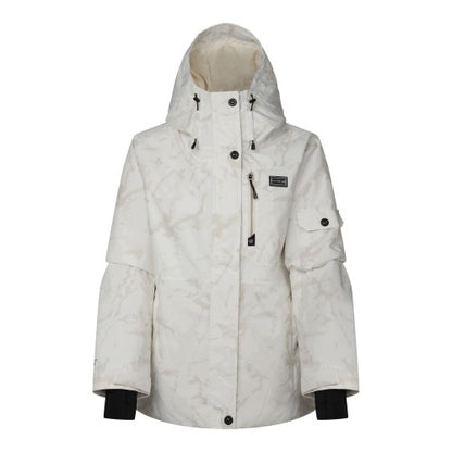 Front - Dare 2B Womens/Ladies Snowline Cracked Effect Ski Jacket