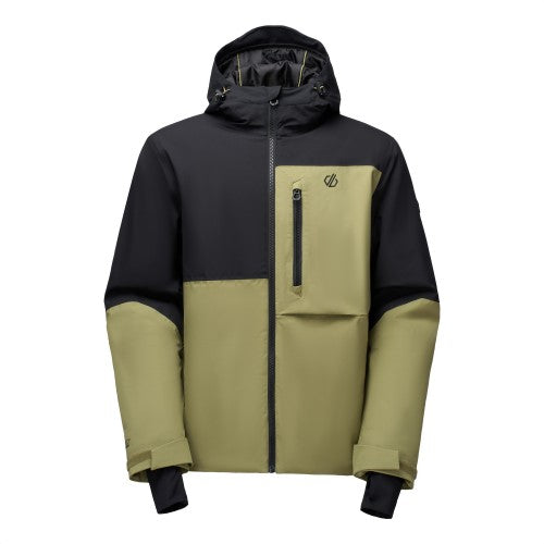 Front - Dare 2B Mens Halfpipe IV Colour Block Ski Jacket