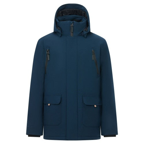 Front - Regatta Mens Marron Waterproof Insulated Jacket