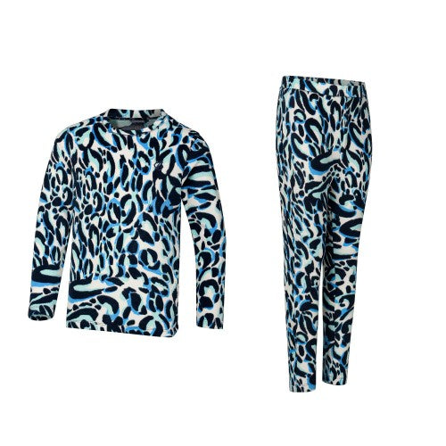Front - Dare 2B Childrens/Kids Movement Animal Print Thermal Base Layer Set