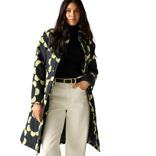 Front - Regatta Womens/Ladies Orla Mac Daisy Hoop Waterproof Jacket