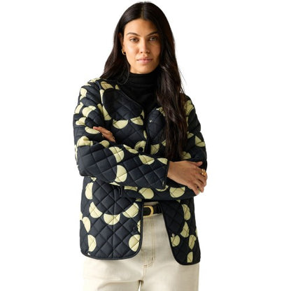 Front - Regatta Womens/Ladies Orla Kiely Daisy Hoop Lightweight Quilted Jacket