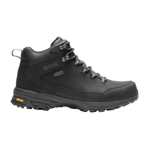Front - Regatta Mens Burrell Leather Walking Boots