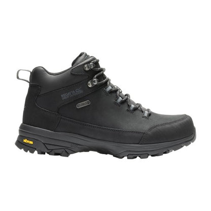 Front - Regatta Mens Burrell Leather Walking Boots